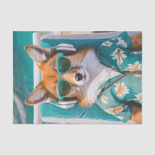 Riviera Rascal, papier de soie Foxy Summer Fun (Recto)