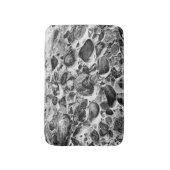 Rivierbedden kobblepen en water zwart en wit badmat (Voorkant Verticaal)