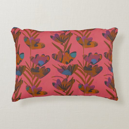 rivierbloemen accent kussen (Voorkant)