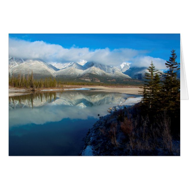Rivière Athabasca, Parc national Jasper, Alberta (Devant horizontal)