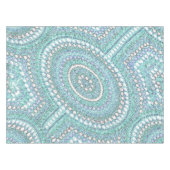 Rivière Corroboree Nappe d'art autochtone (Devant (Horizontal))
