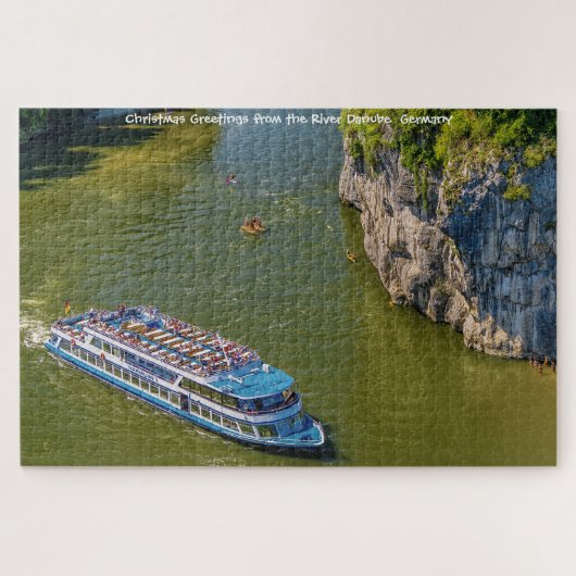 Rivière Danube Allemagne. Puzzle (Horizontal)