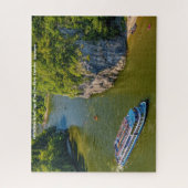 Rivière Danube  Allemagne. Puzzle (Vertical)