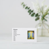 Rivière de carte de visite professionnelle de (Debout devant)