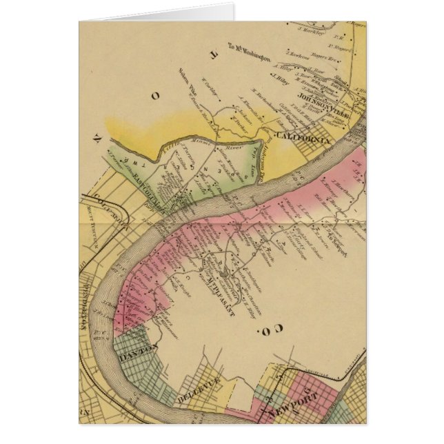 Rivière et vallée de l'Ohio supérieur (Devant)