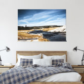Rivière Firehole sur toile enveloppée (Insitu(Chambre))