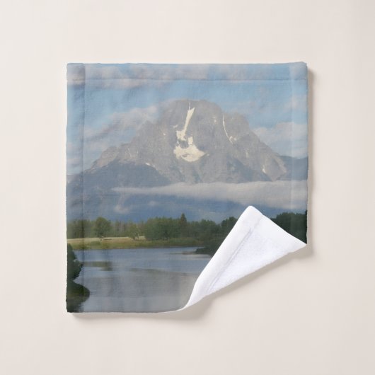 Rivière Jackson Hole dans le parc national de Gran (Gant de toilette)