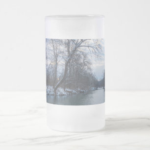 Rivière James Hiver Verre Frosted Beer Mug