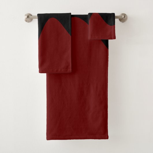 Rivière Noire moderne Rouge profond (En situation)