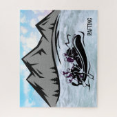 Rivière White Water Rafting Jigsaw Puzzle (Vertical)