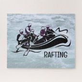 Rivière White Water Rafting Jigsaw Puzzle (Horizontal)