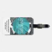 Rivieren | Het avontuur is buiten Citaat Bagagelabel (Achterkant horizontaal)