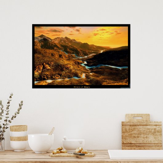 Rivieren van de Magische Poster (Keuken)