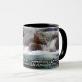 Rivieren van het Inspirerend van het levende water Mok (Voorkant rechts)