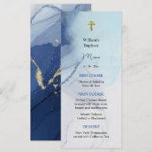 Rivieren van het Levende Water Orthodox Christelij Menu (Voorkant / Achterkant)