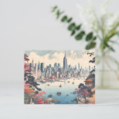 rivières achat carte nyc envoi postal cartes posta (Debout devant)