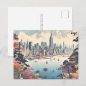 rivières achat carte nyc envoi postal cartes posta (Devant / Derrière)