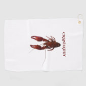 Rivierkreeft Golfhanddoek (Horizontaal)