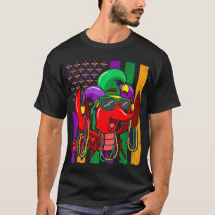 Rivierkreeft Mardi Gras Carnaval Viering T-shirt