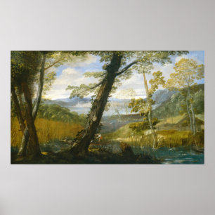 Rivierlandschap, Annibale Carracci Fijne Kunst Pos Poster