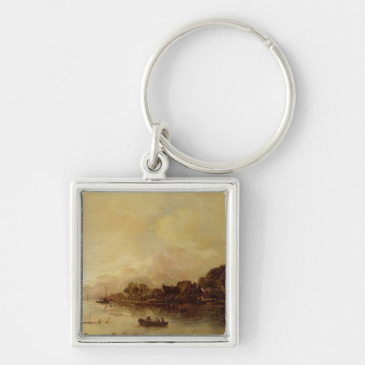rivierlandschap sleutelhanger (Voorkant)
