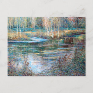 Rivierlandschap, Val-Saint-Martin door Julia Beck Briefkaart