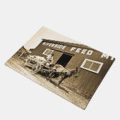 riviermond- en klauwzeerwagon deurmat (Schuin)