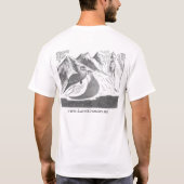 Rivierotters, www.LarasCreations.net T-shirt (Achterkant)