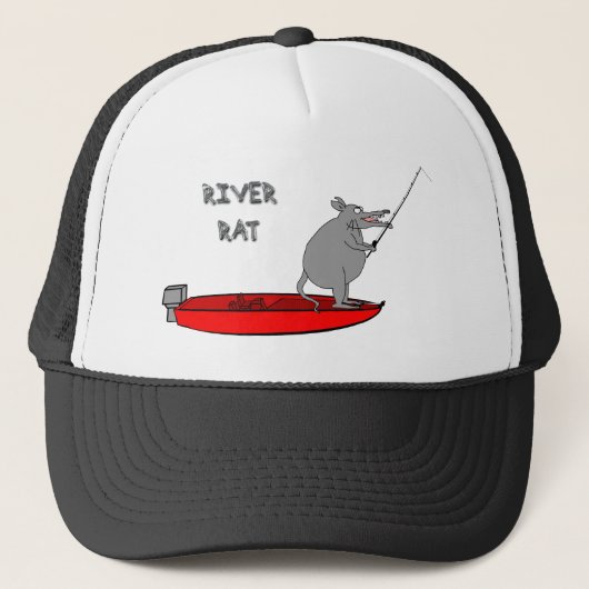 rivierrat trucker pet (Voorkant)