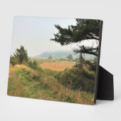 Riviervloed aan de Kaap Blanco, oregon kust Fotoplaat (Zijkant)