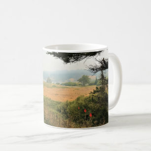 Riviervloed aan de Kaap Blanco, oregon kust Koffiemok