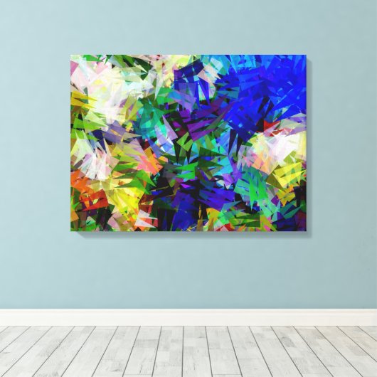 RIVIERWATER CANVAS AFDRUK (Insitu (Houten vloer))