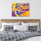 RIVIERWATER CANVAS AFDRUK (Insitu (Slaapkamer))