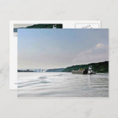 rivierwerk briefkaart (Voorkant / Achterkant)