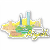 Riyad Sticker (Voorkant)