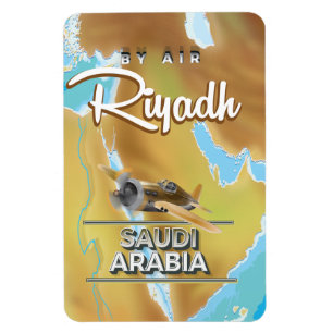 Riyadh Saudi-Arabië: poster van het klassieke reiz Magneet