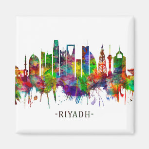 Riyadh Saudi-Arabië Skyline Magneet