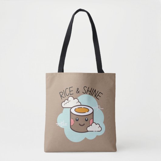 Riz & Shine Kawaii sac fourre-tout Sushi (Devant)