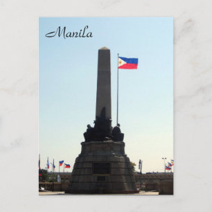 rizal flag monument briefkaart