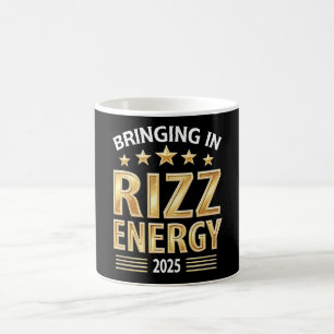 Rizz Energie 2025 T-Shirt - Grappige Gen binnenbre Koffiemok