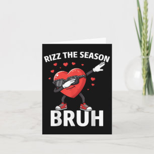 Rizz Het Seizoen Bruh Valentijnsdag Rizzmas Hart Kaart