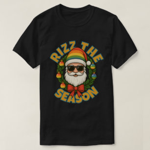 Rizz Het Seizoen Trendy Kerstmis Gay Regenboog Ker T-shirt