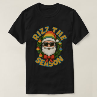 Rizz Het Seizoen Trendy Kerstmis Gay Regenboog Ker T-shirt
