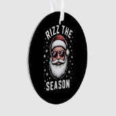 Rizz la saison Silly Noël Funny Père Noël (devant)