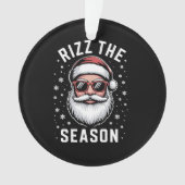 Rizz la saison Silly Noël Funny Père Noël (devant)