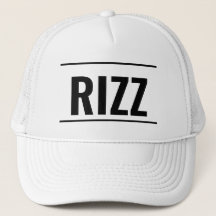 RIZZ leren patch hoed — Minimal Logo Cap