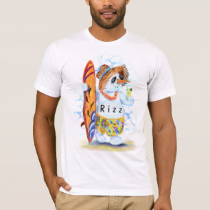 Rizz T-shirt Sneeuwman Surfer