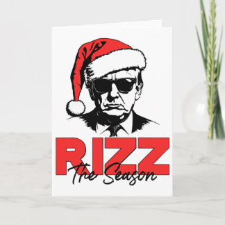 Rizz The Season Kerstmis Humoristische Trump Sinte Kaart