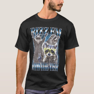 Rizz ze met het Tism Grappige Wasbeer Autisme Bewu T-shirt