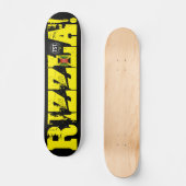 RIZZLA ! Skateboard, 7¾" Deck Skateboard (Voorkant)
